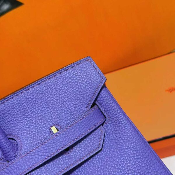 Joe Luxury Birkin Togo Leather Dream Purple Gold Hardware 35cm Full Handmade
