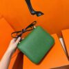 Joe Luxury Constance Epsom Leather Forest Green Silver Hardware 24cm Full Handmade