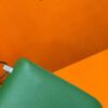 Joe Luxury Constance Epsom Leather Forest Green Silver Hardware 24cm Full Handmade