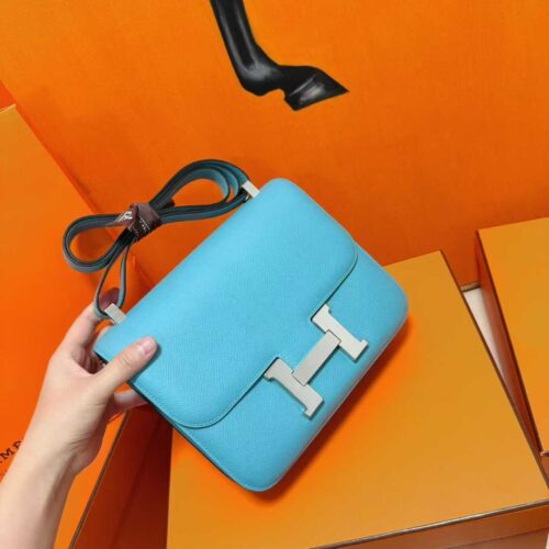 2026-01-04_175408_407 Joe Luxury Constance Epsom Leather Candy Blue Silver Hardware 24cm Full Handmade