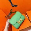 Joe Luxury Constance Epsom Leather Avocado Green Gold Hardware 24cm Full Handmade