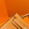 Joe Luxury Mini Kelly Epsom Leather Orange Gold Hardware 19cm Full Handmade