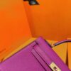 Joe Luxury Mini Kelly Epsom Leather Purple Pink Gold Hardware 19cm Full Handmade