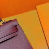 Joe Luxury Mini Kelly Epsom Leather Bordeaux Red Gold Hardware 19cm Full Handmade
