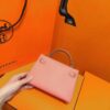 Joe Luxury Mini Kelly Epsom Leather Sweety Pink Gold Hardware 19cm Full Handmade
