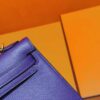 Joe Luxury Mini Kelly Epsom Leather Deep Purple Gold Hardware 19cm Full Handmade