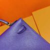 Joe Luxury Mini Kelly Epsom Leather Deep Purple Gold Hardware 19cm Full Handmade