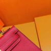Joe Luxury Mini Kelly Epsom Leather Chinese Red Gold Hardware 19cm Full Handmade
