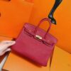 Joe Luxury Birkin Togo Leather Chinese Red Gold Hardware 25cm Full Handmade