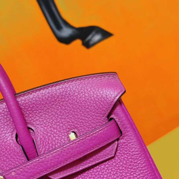 2026-01-24_091608_277 Joe Luxury Birkin Togo Leather Rose Pink Gold Hardware 25cm Full Handmade
