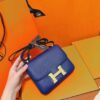 Joe Luxury Constance Epsom Leather Deep Blue Gold Hardware 18cm Full Handmade