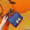 Joe Luxury Constance Epsom Leather Deep Blue Gold Hardware 18cm Full Handmade