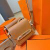 Joe Luxury Roulis Evercolor Leather CK37 Golden Brown Gold Hardware 19cm Full Handmade