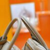 Joe Luxury Lindy Togo Leather Turtledove Grey Gold Hardware 20cm Full Handmade