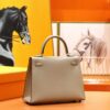 2026-03-26_150847_587 Joe Luxury Kelly Epsom Leather Light Khaki Silver Hardware 25cm Full Handmade