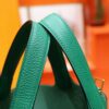 Joe Luxury Picotin Togo Leather Deep Green Gold Hardware 18cm Full Handmade