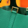 Joe Luxury Picotin Togo Leather Deep Green Gold Hardware 18cm Full Handmade