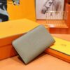 Joe Luxury Passport Wallet Togo Leather CK18 Etoupe Grey Silver Hardware Full Handmade