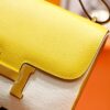 Joe Luxury Constance Epsom Leather Amber Yellow Gold Hardware 18cm Full Handmade