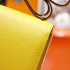 Joe Luxury Constance Epsom Leather Amber Yellow Gold Hardware 18cm Full Handmade