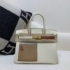 Birkin 30cm Colormatic Gold Buckle Swift i2 Nata 0M Chai 6C 9R X9 CK37 Golden T0 Top Quality Handmade