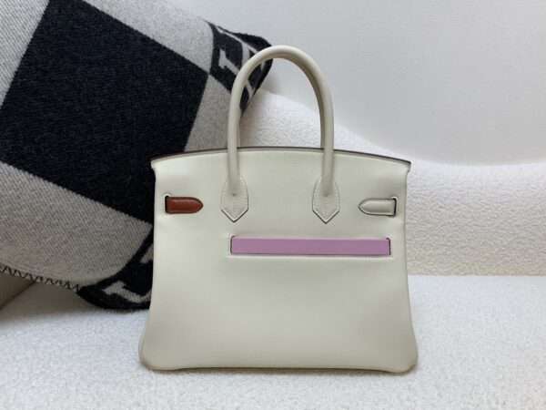 Birkin 30cm Colormatic Gold Buckle Swift i2 Nata 0M Chai 6C 9R X9 CK37 Golden T0 Top Quality Handmade
