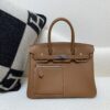 Top Quality Birkin 30cm CK37 Colormatic Swift Leather Silver Buckle