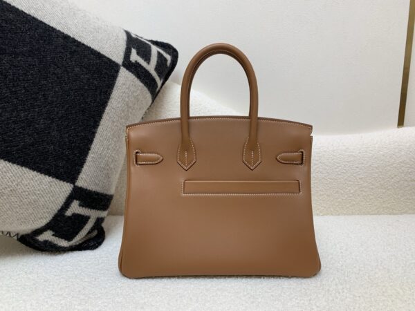 Top Quality Birkin 30cm CK37 Colormatic Swift Leather Silver Buckle