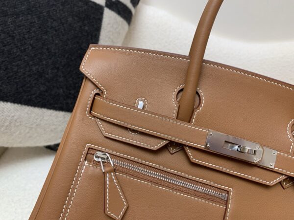 Top Quality Birkin 30cm CK37 Colormatic Swift Leather Silver Buckle
