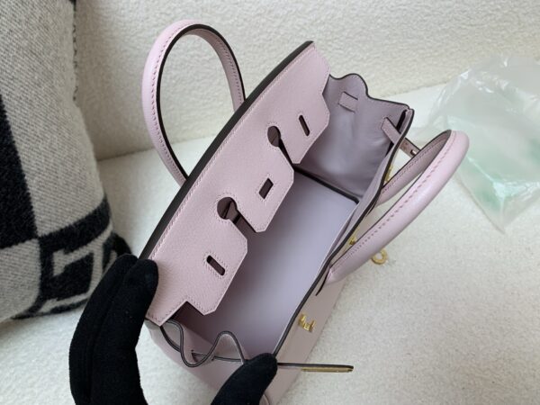 Full Handmade Top Quality Birkin 25CM M7 Chevre Leather Gold Hardware