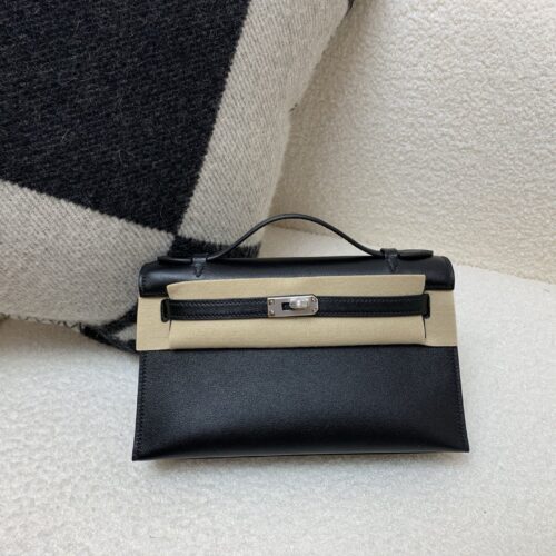 wsxc1757697047132_0 Global Sales Kelly Pochette 22CM Swift Leather Silver Hardware 89 Nior