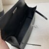 Global Sales Kelly Pochette 22CM Swift Leather Silver Hardware 89 Nior