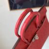 Top Handmade Birkin 25CM Ostrich Leather A5 Bougainvller Silver Hardware