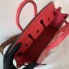 Top Handmade Birkin 25CM Ostrich Leather A5 Bougainvller Silver Hardware