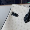 Top Quality Birkin 25CM 10 Carie 89 Nior Gold Hardware Ostrich Leather