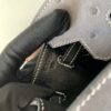 Full Handmade Birkin 25CM Ostrich Leather 8F Etain 89 Nior Silver Hardware