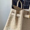 Full Handmade Birkin 25CM S2 Trench Gold Hardware Ostrich Leather