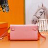 Joe Luxury Kelly ToGo Epsom Leather Cream Pink Silver Hardware 20cm Full Handmade