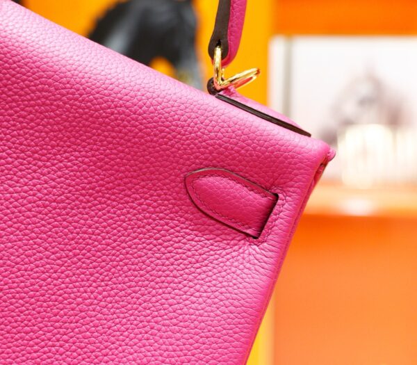 Joe Luxury Kelly Togo Leather Rose Pink Gold Hardware 25cm Full Handmade