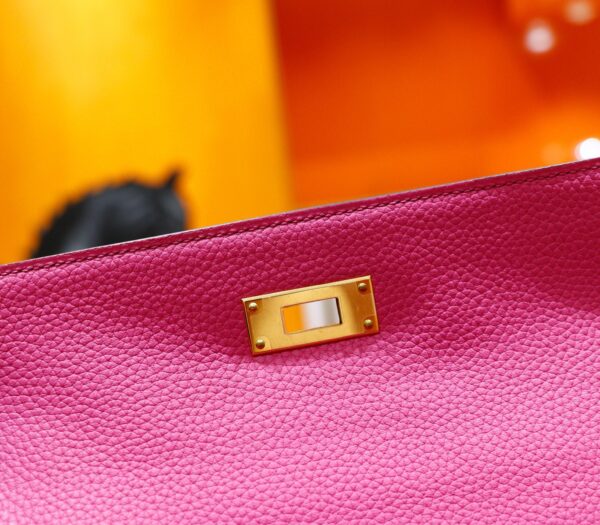 Joe Luxury Kelly Togo Leather Rose Pink Gold Hardware 25cm Full Handmade