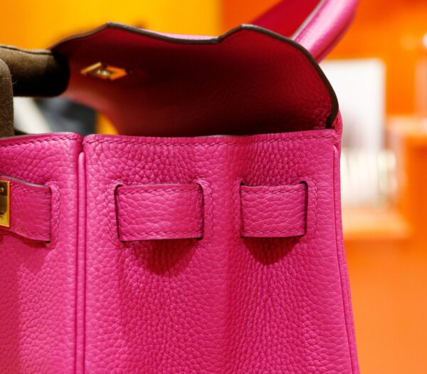 Joe Luxury Kelly Togo Leather Rose Pink Gold Hardware 25cm Full Handmade