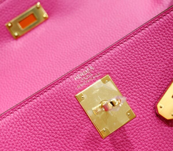 Joe Luxury Kelly Togo Leather Rose Pink Gold Hardware 25cm Full Handmade