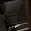 Joe Luxury Birkin Canvas & Swift Leather Ebony Color Silver Hardware 30cm Full Handmade
