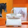 Joe Luxury Birkin Togo Leather Cream White Gold Hardware 25cm Full Handmade