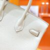 Joe Luxury Birkin Togo Leather Cream White Gold Hardware 25cm Full Handmade