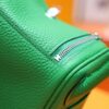 Joe Luxury Mini Lindy Togo Leather Fresh Green Silver Hardware 20cm Full Handmade