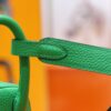 Joe Luxury Mini Lindy Togo Leather Fresh Green Silver Hardware 20cm Full Handmade