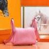 Joe Luxury Mini Lindy Togo Leather Sakura Pink Gold Hardware 20cm Full Handmade