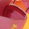 Joe Luxury Mini Lindy Togo Leather Sakura Pink Gold Hardware 20cm Full Handmade