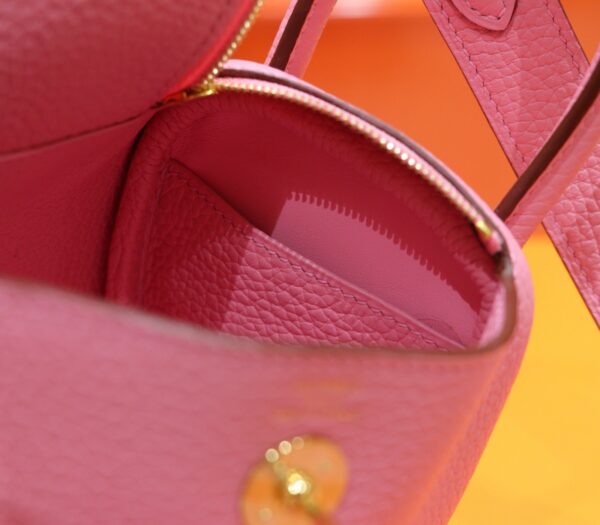 Joe Luxury Mini Lindy Togo Leather Sakura Pink Gold Hardware 20cm Full Handmade